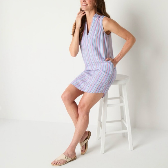 St. John’s Bay Sleeveless Shift Dress - Picture 4 of 8